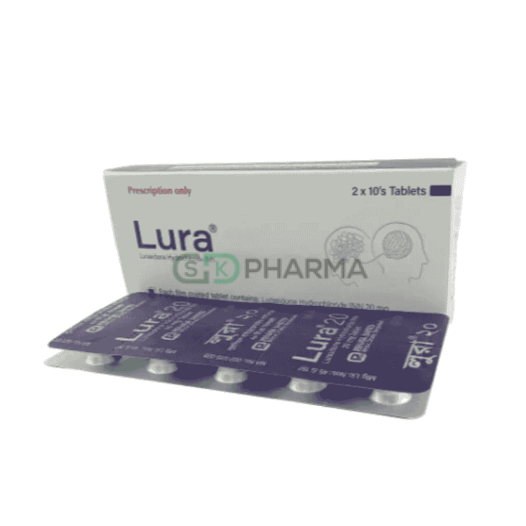 Lura Tablet 20 mg (Lurasidone Hydrochloride)