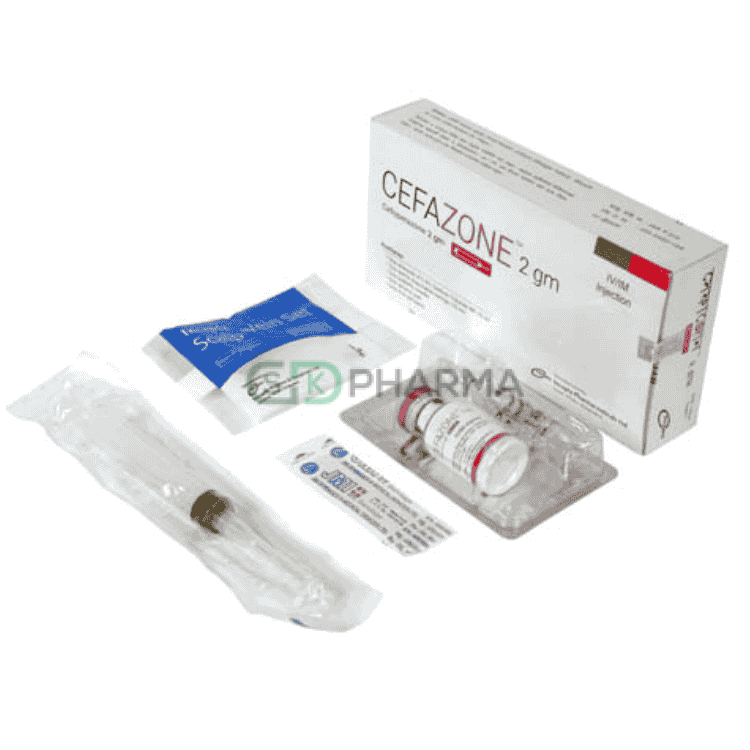 Cefazone Injection 2 gm/vial (Cefoperazone Sodium)
