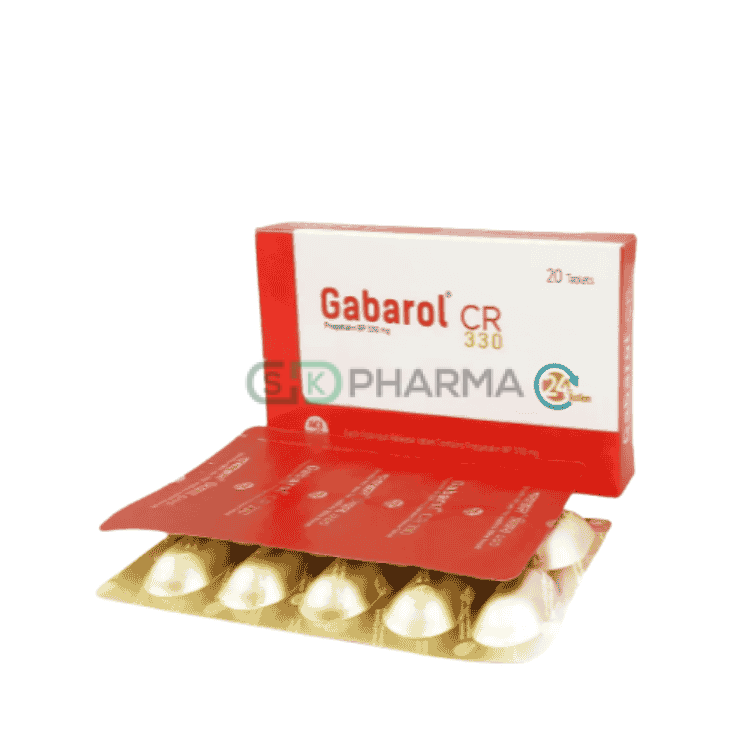 Gabarol CR Tablet 330 mg (Pregabalin)