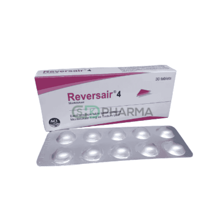 Reversair Tablet 4 mg (Montelukast Sodium)