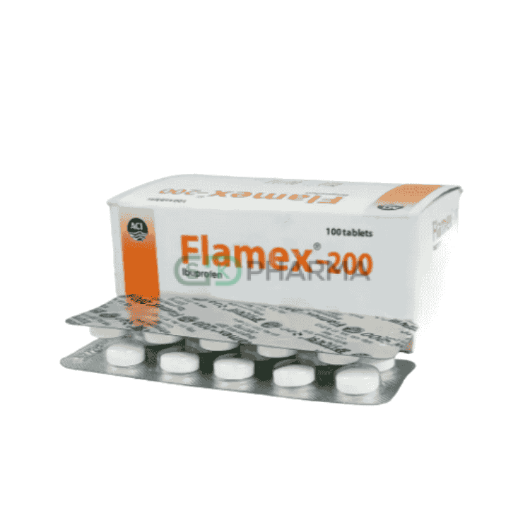 Flamex Tablet 200 mg (Ibuprofen (Oral))
