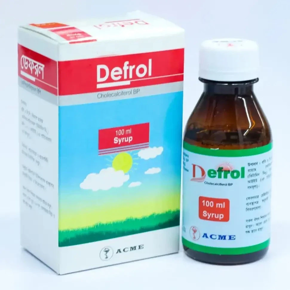 Defrol OS Oral Solution 50 ml bottle, Cholecalciferol [Vitamin D3] 2000 IU/ml