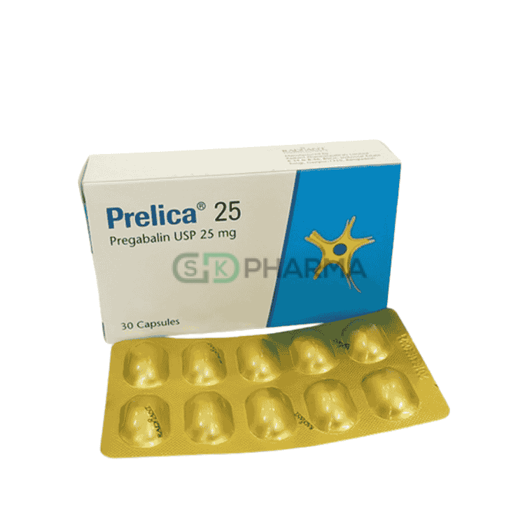 Prelica Capsule 25 mg (Pregabalin)