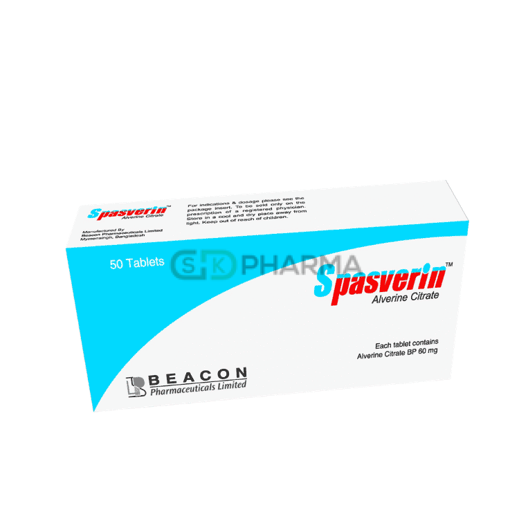 Spasverin Tablet 60 mg (Alverine Citrate)