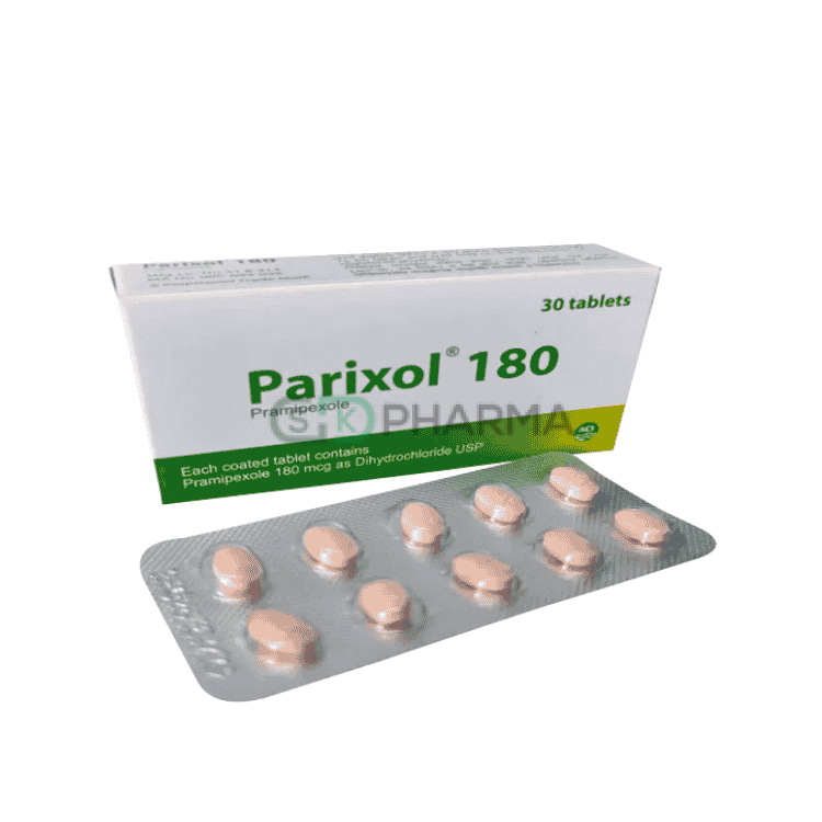 Parixol Tablet 180 mcg (Pramipexole)