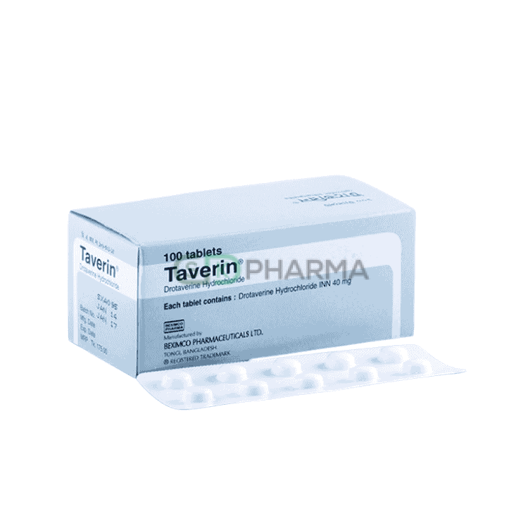 Taverin Tablet 40 mg (Drotaverine Hydrochloride)