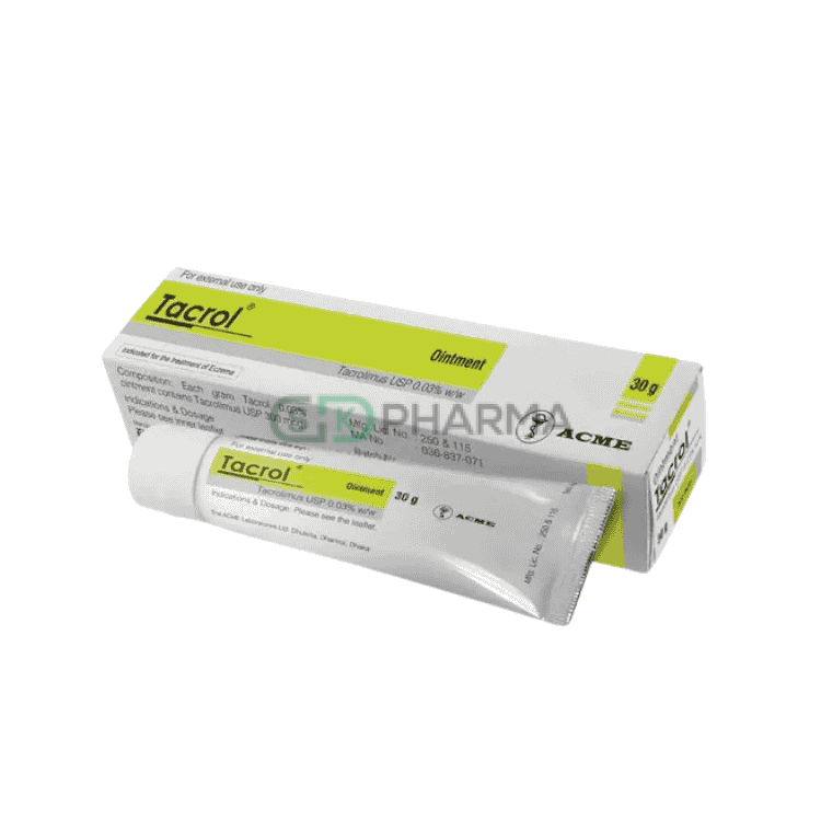 Tacrol Ointment 0.03% (Tacrolimus Monohydrate (Topical))