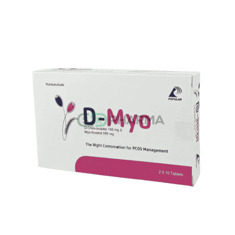 D-Myo Tablet 150 mg+550 mg (D-chiro-inositol + Myo-inositol)