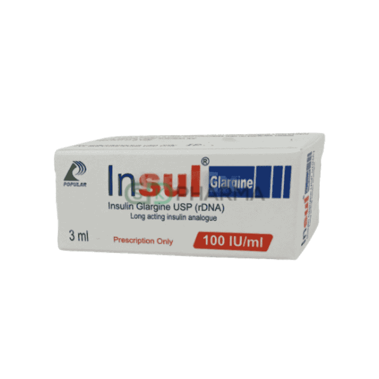 Insul Glargine Injection 100 IU/ml (Insulin Glargine)