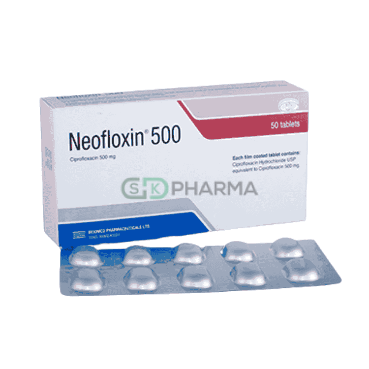 Neofloxin Tablet 500 mg (Ciprofloxacin)