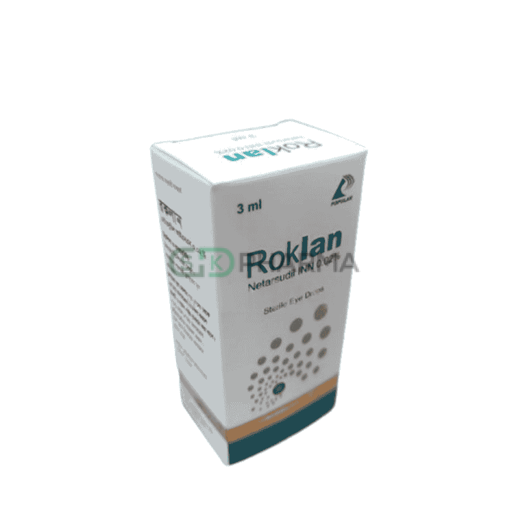 Roklan Eye Drop 0.02% (Netarsudil Dimesylate)