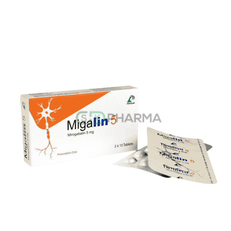 Migalin Tablet 5 mg (Mirogabalin Besylate)