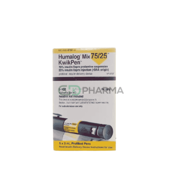 Humalog Mix Injection 75%+25% (Insulin Lispro Protamine + Insulin Lispro)