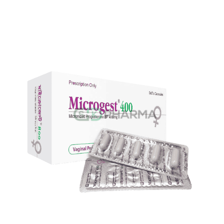 Microgest Vaginal Pessary 400 mg (Progesterone Micronised (Vaginal Pessary))