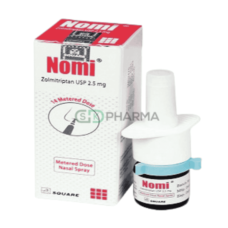 Nomi Nasal Spray 2.5 mg/spray (Zolmitriptan)