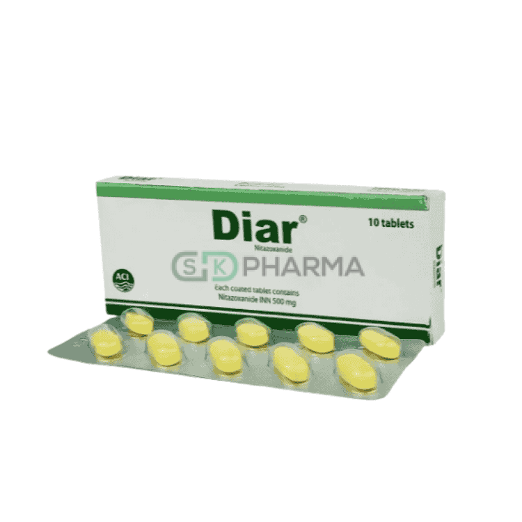 Diar Tablet 500 mg (Nitazoxanide)