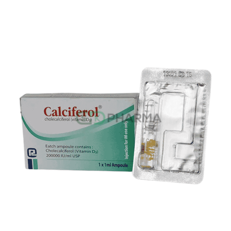 Calciferol Injectable Solution (Oral & IM) 200000 IU/ml (Cholecalciferol [Vitamin D3])