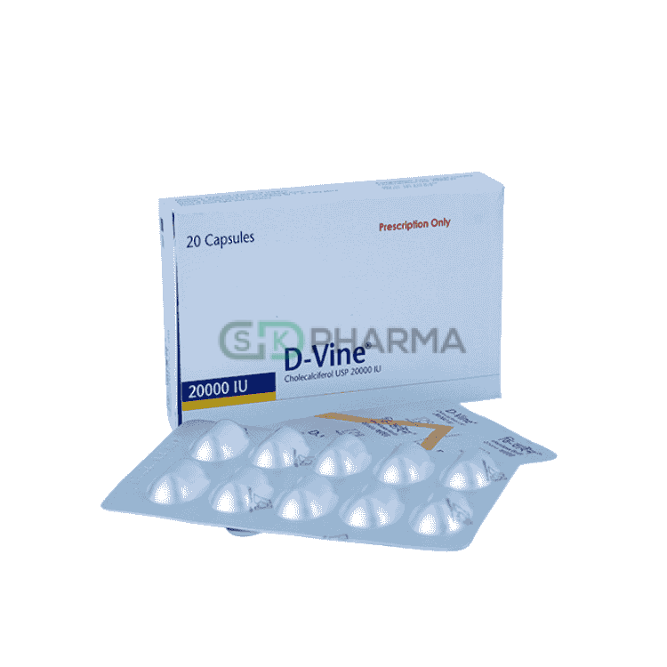 D-Vine Capsule 20000 IU (Cholecalciferol [Vitamin D3])