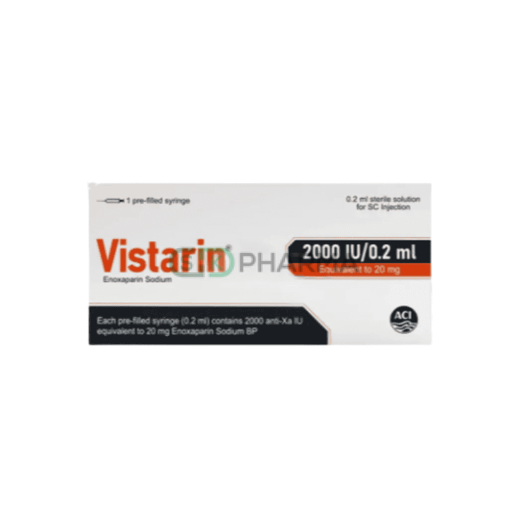 Vistarin Injection 2000 Anti-Xa IU/0.2 ml (Enoxaparin Sodium)