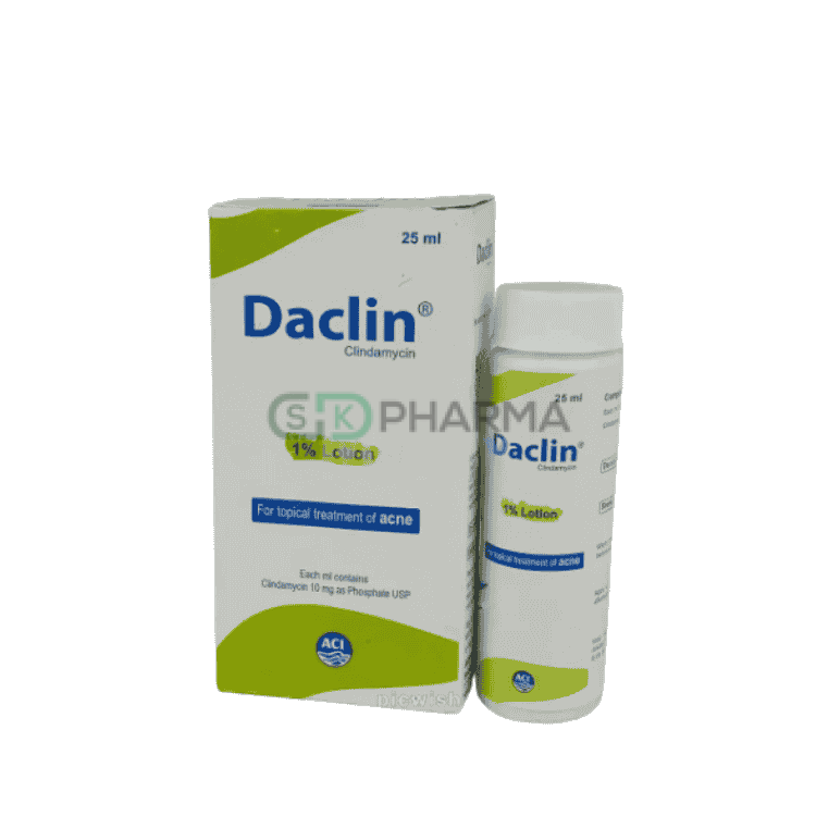 Daclin Lotion 1% (Clindamycin (Lotion))