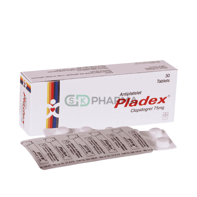 Pladex Tablet 75 mg (Clopidogrel Bisulphate)