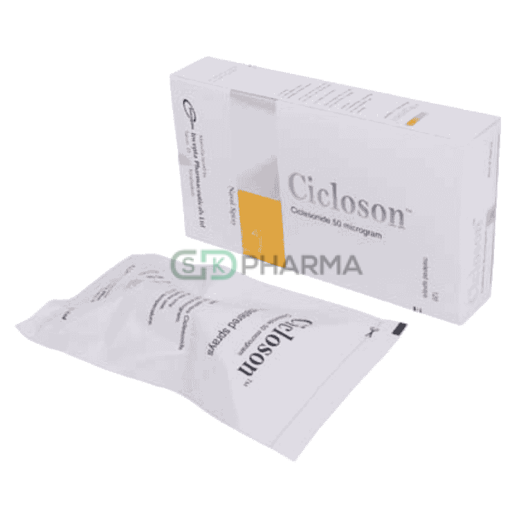 Cicloson Nasal Spray 50 mcg/spray (Ciclesonide (Nasal Spray))