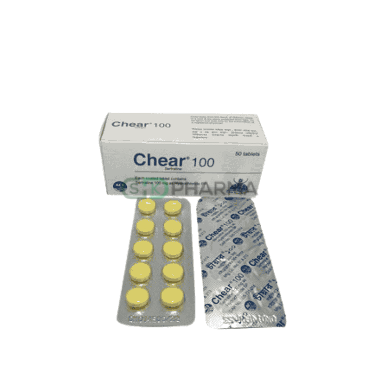 Chear Tablet 100 mg (Sertraline Hydrochloride)
