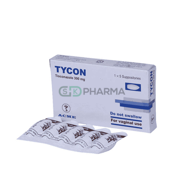Tycon Suppository 300 mg (Tioconazole)