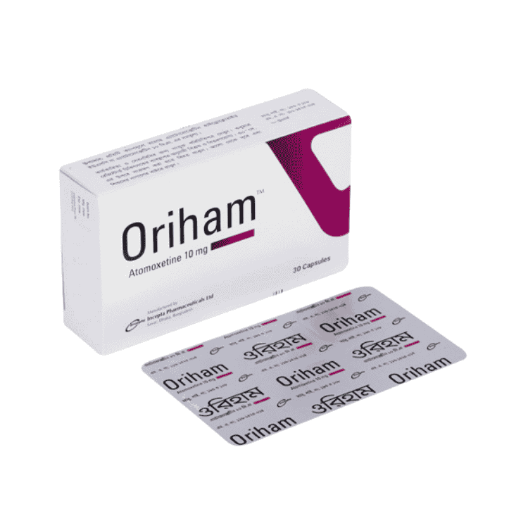 Oriham Capsule 10 mg (Atomoxetine Hydrochloride)