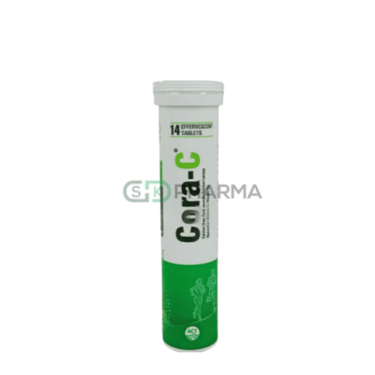 Cora-C Tablet 1000 mg+327 mg (Coral calcium)+500 mg+400 IU (Calcium Lactate Gluconate + Calcium Carbonate + Vitamin C + Vitamin D3)