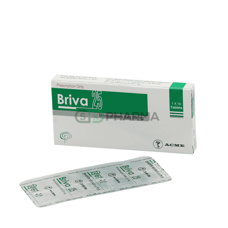 Briva Tablet 25 mg (Brivaracetam)