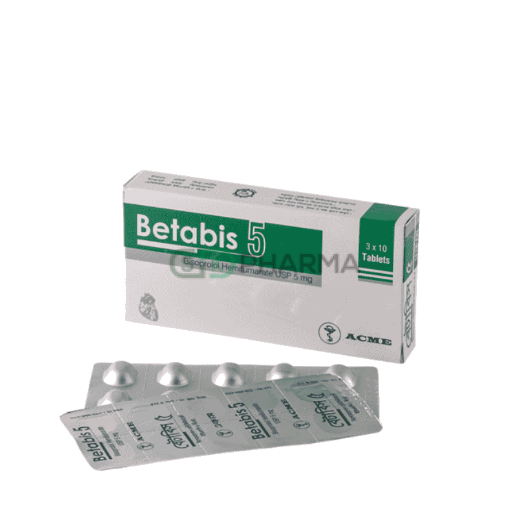 Betabis Tablet 5 mg (Bisoprolol Fumarate)