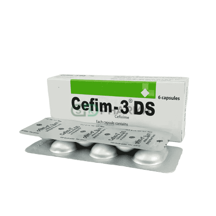 Cefim-3 DS Capsule 400 mg (Cefixime Trihydrate)