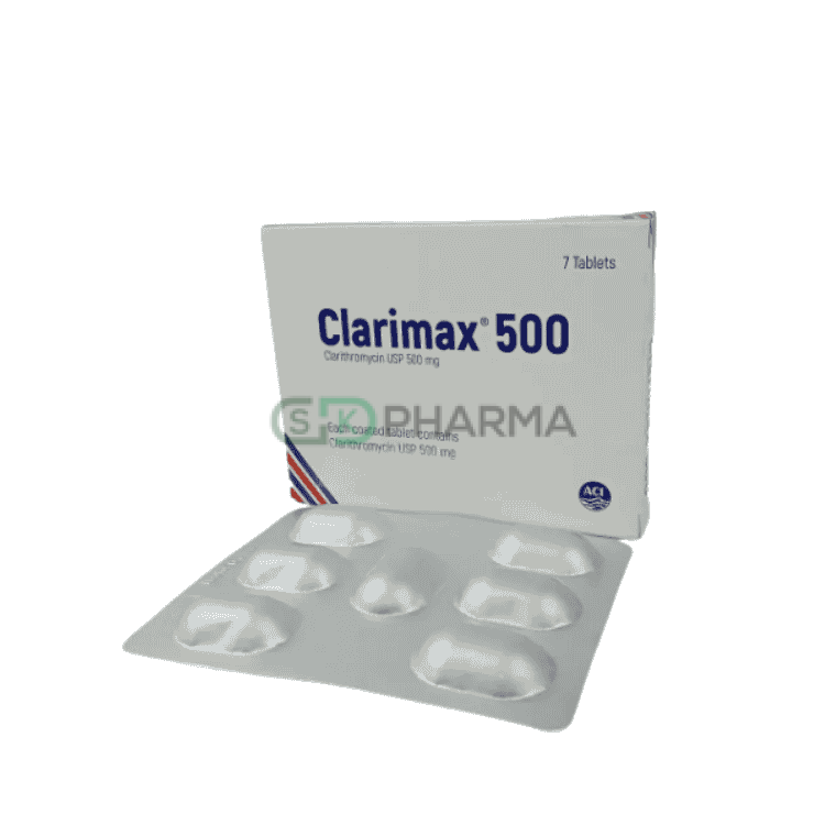 Clarimax Tablet 500 mg (Clarithromycin)