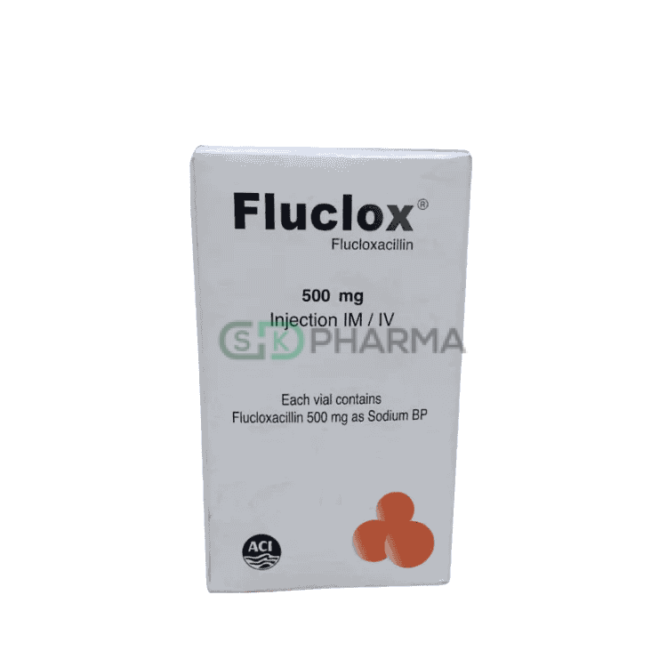 Fluclox Injection 500 mg/vial (Flucloxacillin Sodium)