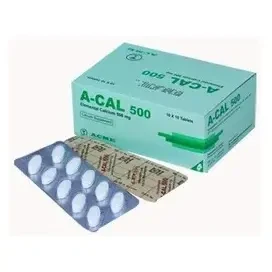 A-Cal Tablet, Calcium Carbonate 500 mg