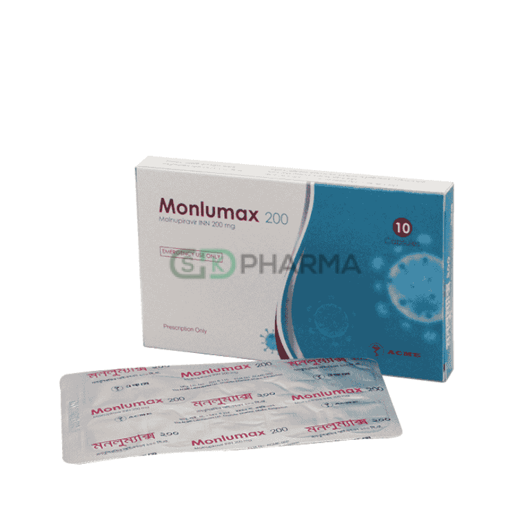 Monlumax Capsule 200 mg (Molnupiravir)