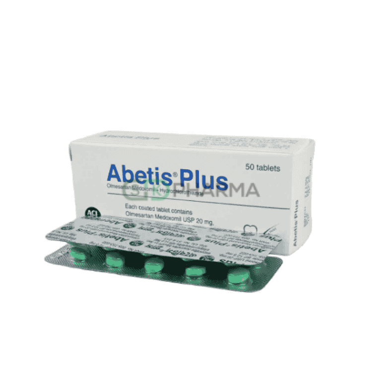 Abetis Plus Tablet 20 mg (Olmesartan Medoxomil + Hydrochlorothiazide)