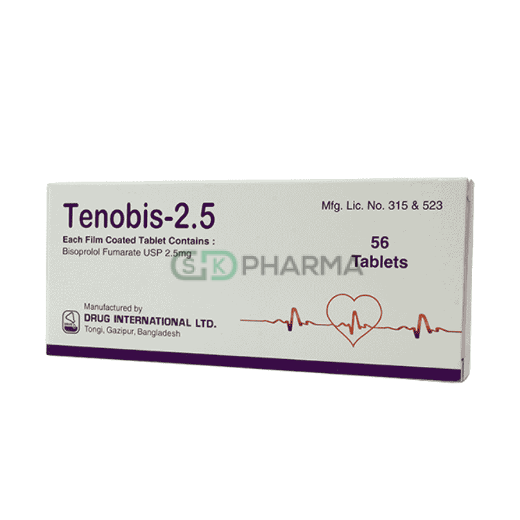 Tenobis Tablet 2.5 mg (Bisoprolol Fumarate)