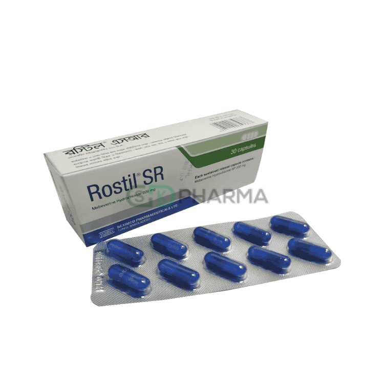 Rostil SR Capsule 200 mg (Mebeverine Hydrochloride)