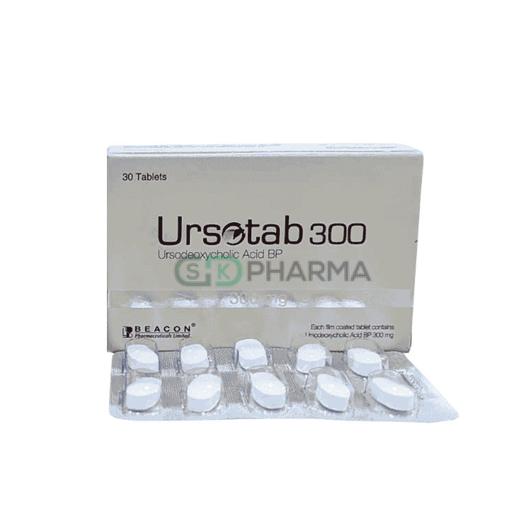 Ursotab Tablet 300 mg (Ursodeoxycholic Acid)