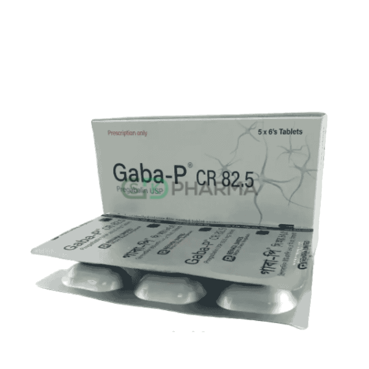 Gaba-P CR Tablet 82.5 mg (Pregabalin)