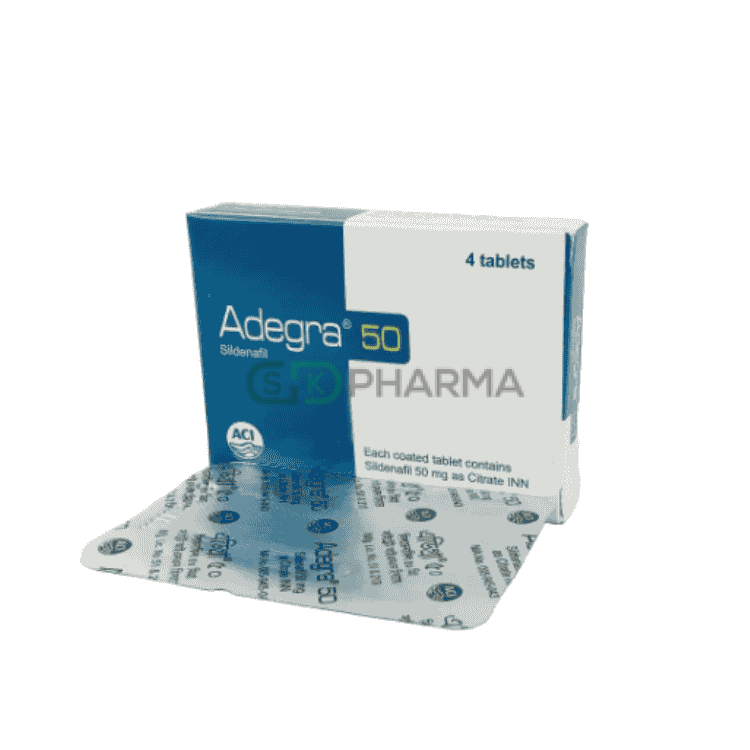 Adegra Tablet 50 mg (Sildenafil Citrate)