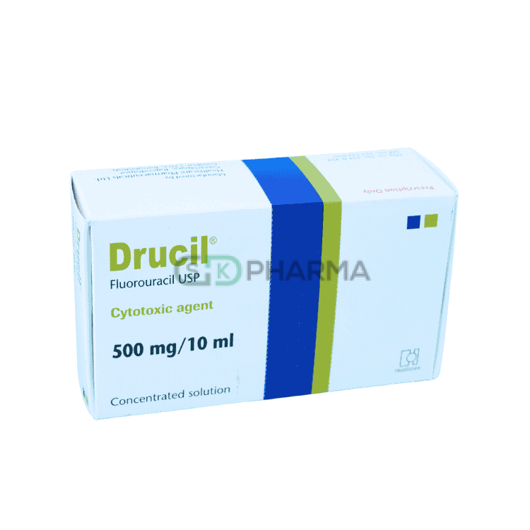 Drucil Injection 25 mg/ml (Fluorouracil)
