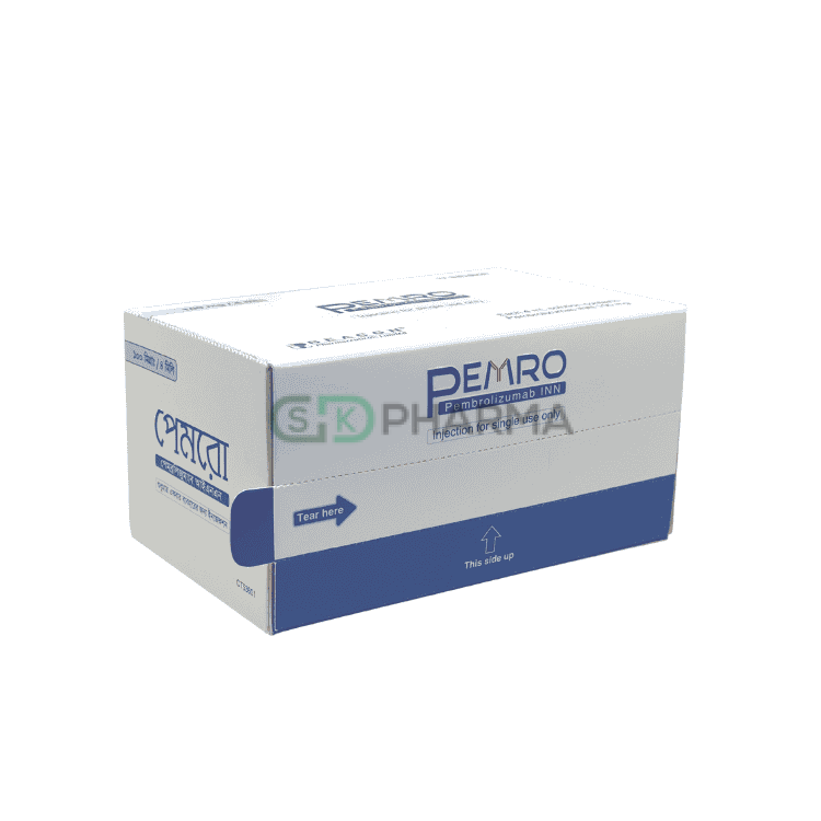 Pemro Injection 100 mg/4 ml (Pembrolizumab)
