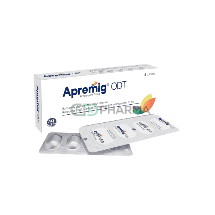 Apremig ODT Tablet 75 mg (Rimegepant)