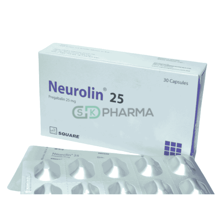 Neurolin Capsule 25 mg (Pregabalin)