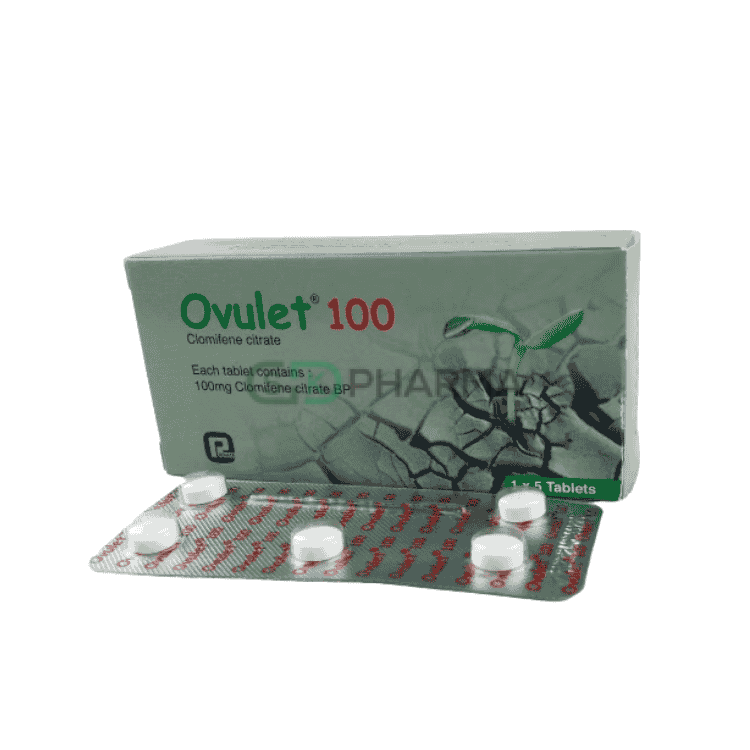 Ovulet Tablet 100 mg (Clomiphene Citrate)