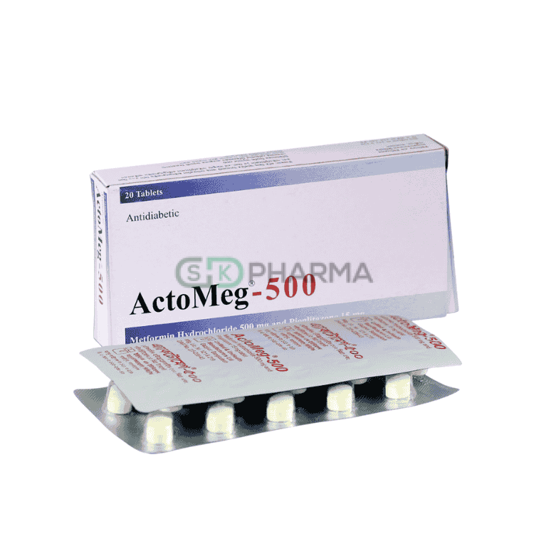 ActoMeg Tablet 15 mg+500 mg (Pioglitazone + Metformin Hydrochloride)