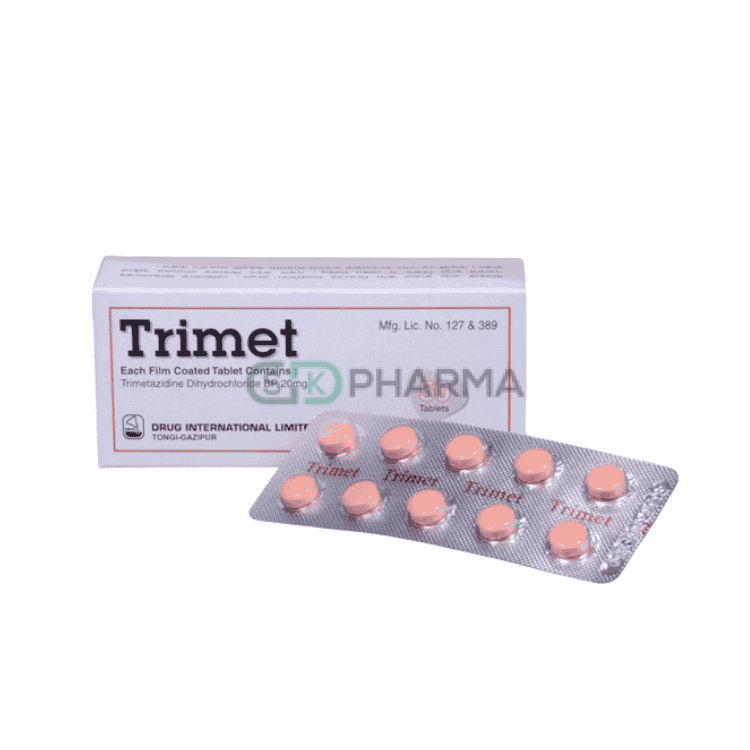 Trimet Tablet 20 mg (Trimetazidine Dihydrochloride)